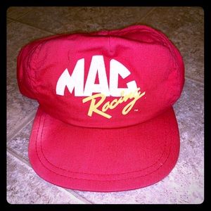 Vintage Mac Racing snap back hat
